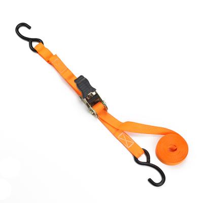 China New Fashionable Universal Binding High Standard Transport Belt Tensioner Durable Orange Ratchet Strap for sale