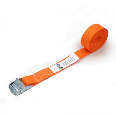 China Custom Logo Ratchet Straps 25Mmx2.5M Color Orange Ratchet Carry Strap Buckle for sale