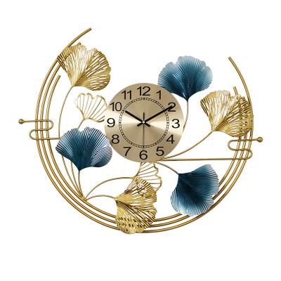 China Durable Home Decor Modern Style Iron Decoration For Wall Hanging Decor Clock for sale