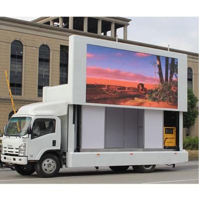 China Customized Outdoor High Resolution Advertising Truck LED Screen Moving Digital Billboard Sign Tralier LED Display for sale