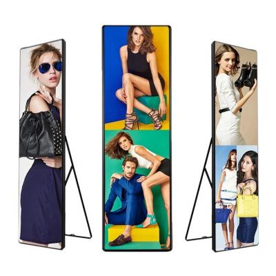 China Indoor Mirror Poster Led Screen P2.5 Indoor LED Display Poster LED Display for sale