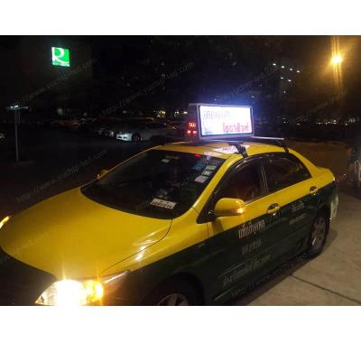 China Outdoor Led Roof Panel Taxi Top Led Display P2.5 P4 P5 Outdoor Advertising Signs Video Screen 3g Wifi Car Led for sale