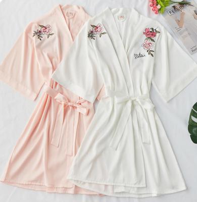 China KKVVSS HP05 Breathable Nightgown Bride Morning Nightgown Home Clothes Wedding Pajamas for sale