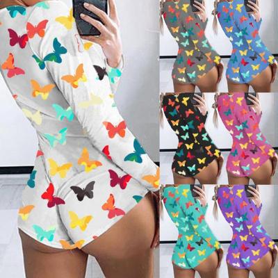 China HSZ SZ01 thermal warm jumpsuit romper in adult women sleep pajamas pajamas onesie summer girl long sleeve sleepwear sexy for sale