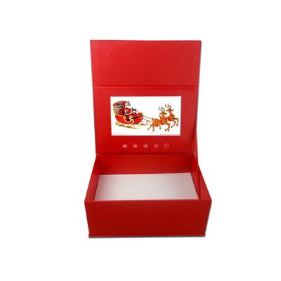 China Europe Customized 2.4 3.6 4.3 5 7 And 10.1 Inch LCD Screen Video Gift Box VCR Boxes For Advertising for sale