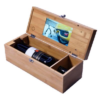 China Europe 15 Years New Luxury Wooden Video Gift Box Factory Latest High Quality Custom Music Wine for sale