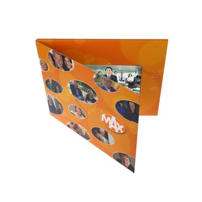 China China Manufacturer Shenzhen Paper Greeting Card 7 Inch LCD Display Advertising Brochure Sample Hardcover Book Promotional Video Card for sale