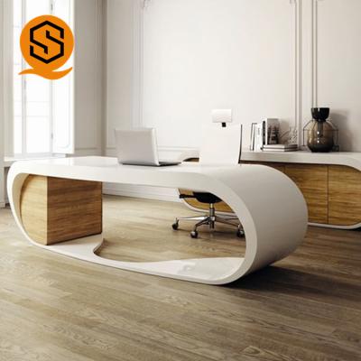 China E-frienldy Hot Sale Modern Design Office Acrylic Google Desk For Manager Room for sale