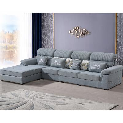 China Adjustable (Size) in Current Dark Gray Sectional Couch Living Room 7 Seater Sofa Set for sale