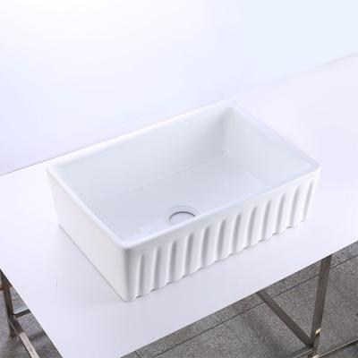 China Without Faucet Rectangle Kitchen Sink Natural Resin Acrylic Plastic Artificial Kitchen Sink for sale