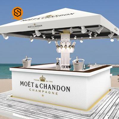 China Common Seamless Luxury Cafe Nightclub Bar Counter Designs, Home Artificial Stone Bar Counter LED Bar Counter for sale