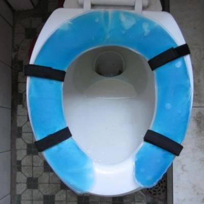 China beste zachte toiletzetel, het koelkussen van de gelzetel met hoogte - kwaliteit in blauw Te koop