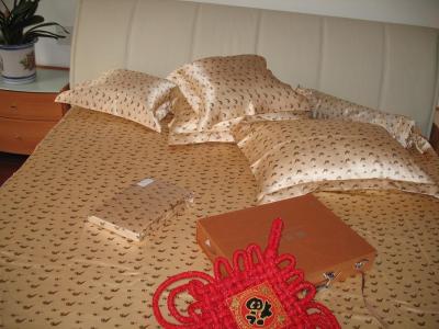 China silk bedding set and silk bed linen for sale