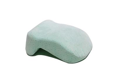 China OEM Office Nap Sleep Memory Foam Pillow Travel Size In Mint Green Color for sale