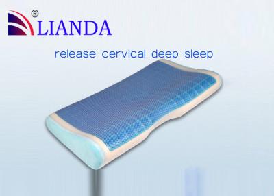 China Forma de onda para siempre de enfriamiento de la almohada de la espuma de la memoria del gel CA117/BS5852 en venta