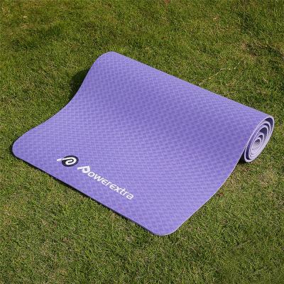 China Anti-Slip Eco Fitness Yoga Mat Outdoor Leisure Products 6mm Thick for sale