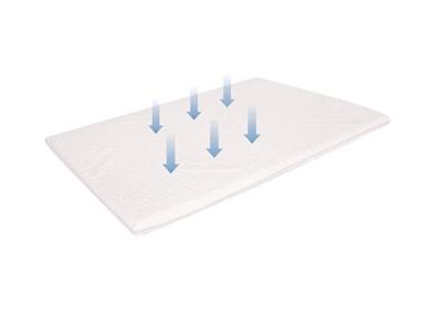 China White Bamboo Fiber Anti Slip Memory Foam Bath Mats Customizable for sale