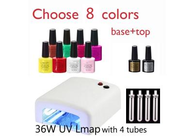 China Multi Color UV Nail Gel Kits CE SGS MSDS , One Step Gel Fingernail Polish Kits for sale