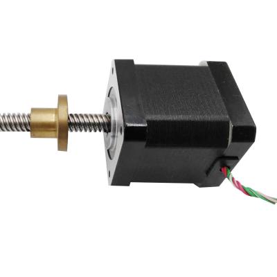 China Linear Actuator Nema17 Stepper Motor For External Nema17 Medical Captive Shaft Non-captive Shaft for sale