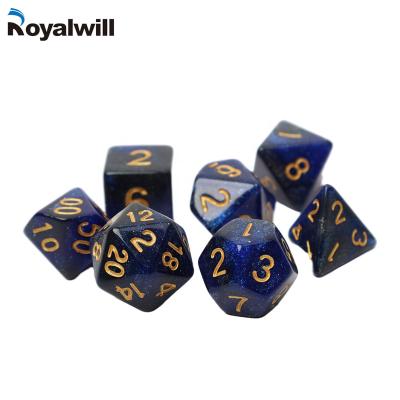 China RPG Acrylic Acrylic Cut Out Custom Logo Dice Color Board Game Role Play Plastic Game Designer Customized Craft Industrial for sale