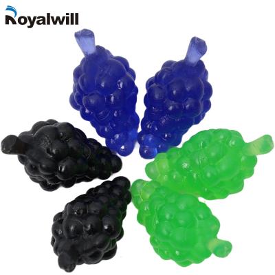 China Plastic Fake Fruit Mini Grapes Berry Board Game Pieces Pledges Coins PVC Game Pieces Props for sale