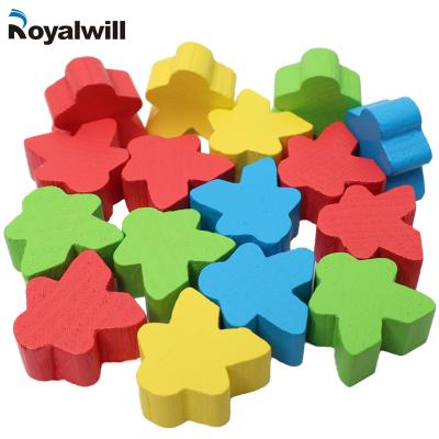 China Board Game Pieces Plastic Board Game Pawns Meeples Coins for sale