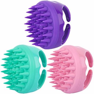 China Waterproof Silicone Massage Shampoo Wood Soft Hair Brush Scalp Hair Shampoo Hair Heeta Shampoo for sale