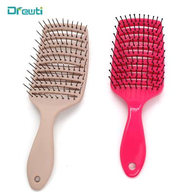 China Private Label Mini Small Size Comb And Wooden Logo Boar Hair Extensions Waterproof Pocket And Massager Hair Detangling Travel Brush for sale