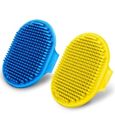 China Viable Pet Brush Bath Dog Petshowerbrush Shower Catus Dogs Shampoo Brush Brushcomb Palm Massag Soft Rubber Massage Cleaning Massager] for sale