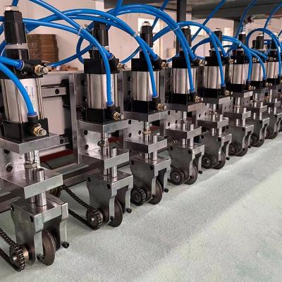 China Electronic centralized control high quality cheap ultrasonic slitting machine satin cutting for sale