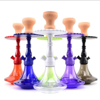 China Acrylic Shisha Hookah Sets New Travel Portable Colors Smoking Single Pipe Acrylic Shisha Hookah Sets for sale