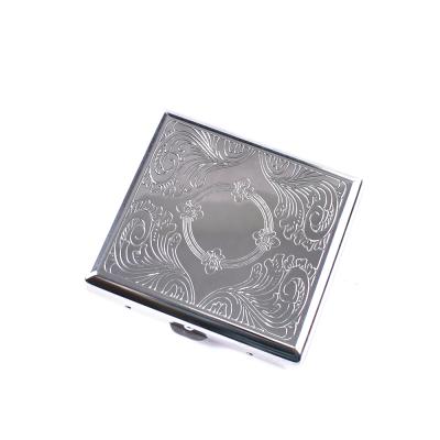 China New 110mm Retro Weed Tobacco Case Metal Stainless Steel Tobacco Pocket Cigarette Holder Holder Box for sale