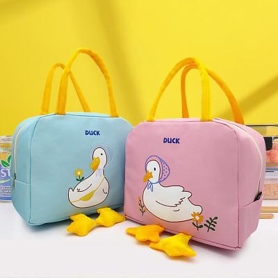 China High Quality Thick Waterproof Aluminum Foil Kids Lunch Bag, Easy To Clean And Insulated Cooler Bag, Cute Printed Lunch Box Bag for sale