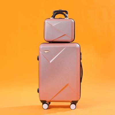 China Fashionable Wholesale American Travel Suitcase Trolley Luggage Bag Suitcase 4 Wheels Rolling Trolley Luggage 24inch for sale