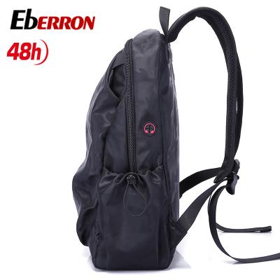 China OEM Comfortable Waterproof Men's Backpack Oxford Cloth Casual Computer Backpack With Headphone Jack Custom LOGO for sale