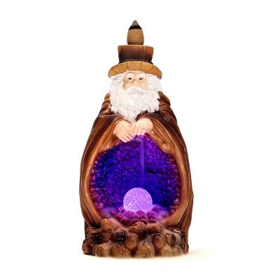 China Factory New Cheap Style 2022 Home Decor Ceramic Magician Backflow Smoky Incense Censer for sale