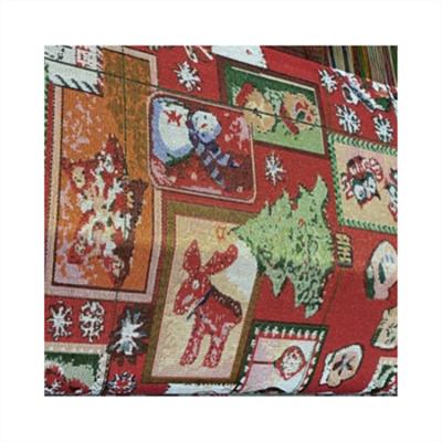 China Best-selling and cheapest breathable Christmas table flag pillow cushion jacquard fabric. for sale