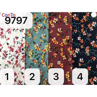 China Small Flower Cotton Poplin Printing Fusible High Quality Cotton Fabric for sale