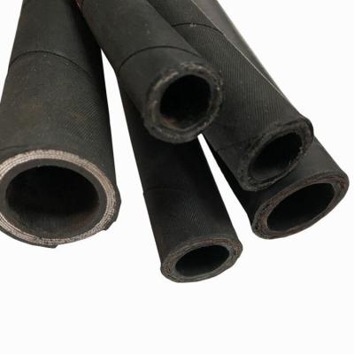 China Oil Shaped High Pressure Rubber Hydraulic Fluids Hose 30bar With Spiral Or Braided Wire for sale