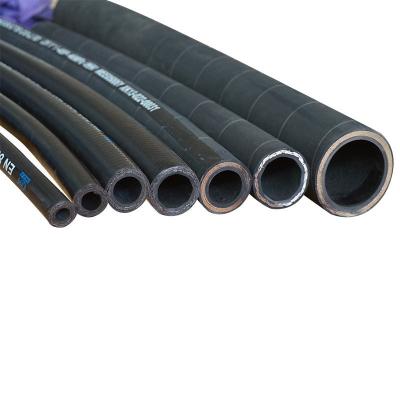 China SAE100 R1AT EN853 1SN Hydraulic Fluids Manufacturer Wire Braided Hydraulic High Pressure Rubber Hose for Conveying Hydraulic Fluidc and Water for sale