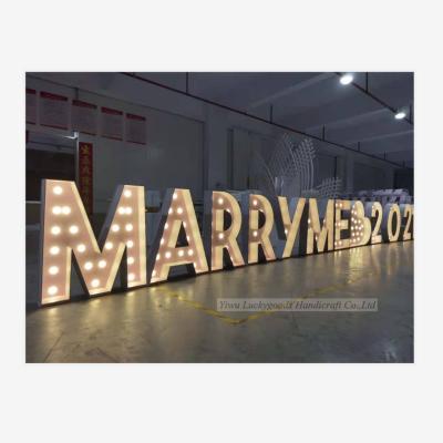 China Acrylic LED Light BJ210713-1 Letter Luminescent Headlight Marquee Numbers LED Lights Customized for sale