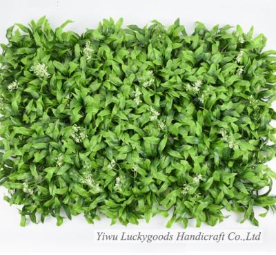 China LK20191022-74 60cm Standard Size Plant Hanging Wall Artificial Green Grass Outdoor Wall for sale