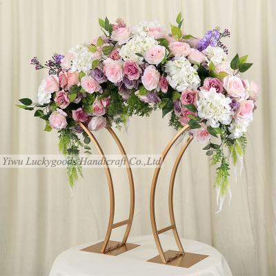 China Ceiling Flower Decoration LFB1862 Elegatn Event Party Flower Decoration Wedding Table Flower Centerpieces With Stand for sale