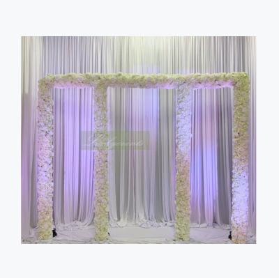 China LFB1754 Elegant Customize Flower Foam Silk Rose Wedding Backdrop Flower Decor Wholesale Silk Flower for sale