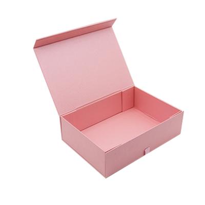 China Book Printing Logo Printed Luxury Personalized Ecommerce Corrugated Cardboard Postal Foldable Pink Corrugated Paper Box Packaging for sale