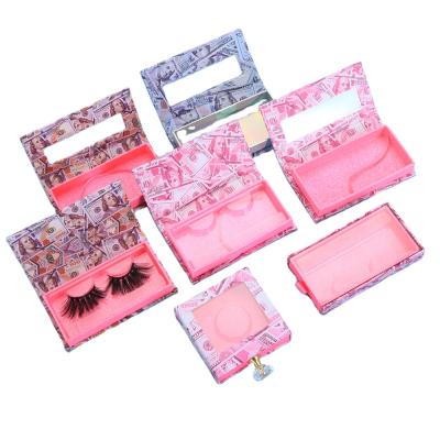 China Recycled Materials Customized Different Luxury Empty Square Eyelash Packing Box In Bulk for sale