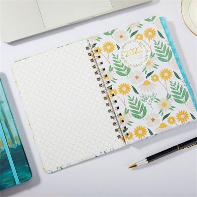 China Custom Spiral Planner Students Jornals Planner Eco Friendly Logo Paper Notebook for sale