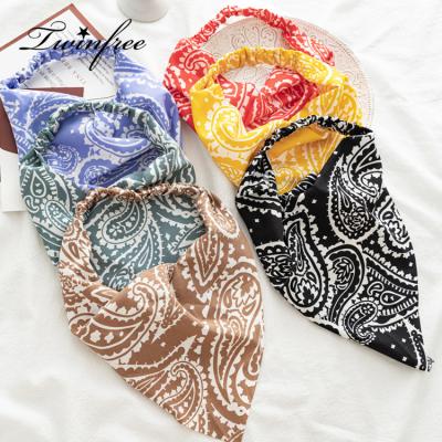 China Elastic Bandanas Elastic Bandanas Triangle Bandanas Hair Bands Amazon Headband Hair Bands Headwrap Accessories Elastic Headband For Women for sale