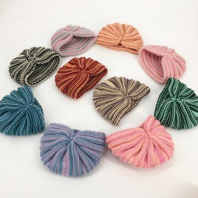 China New Lovely COMMON Colorful Cute Hair Accessories Hats For Children Warm Thick Woolen Winter Baby Warm Hats for sale