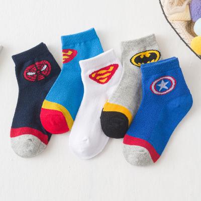 China 2021New 5pair/set Breathable Cotton Socks For Newborn High Quality Mix Colors Kids Girls Boys Custom Designer Cartoon Slouch Baby Booties Booties for sale